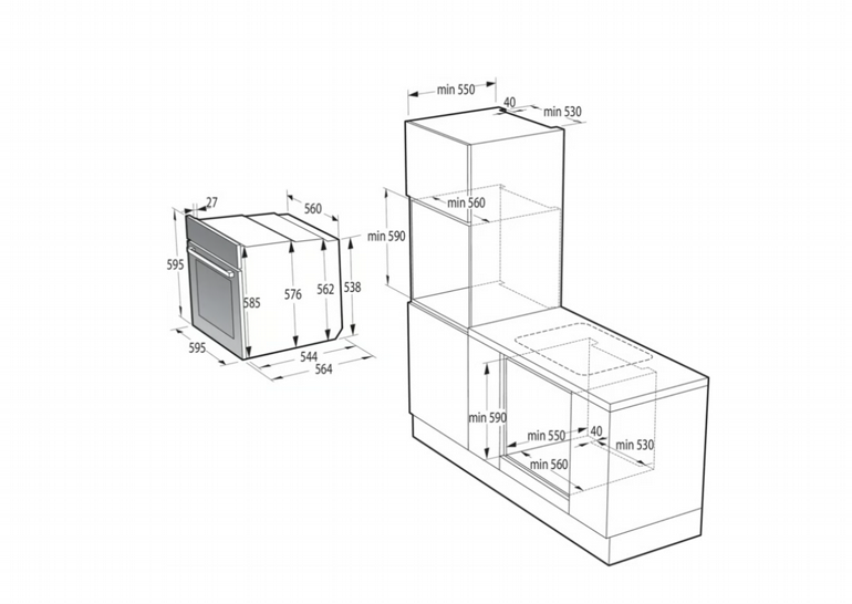 ���� ���� �������� 60 �"� BPS6737E04DBG ���� GORENJE | �������