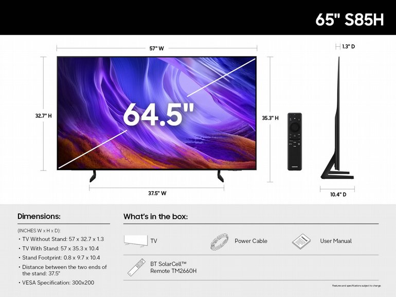 �������� OLED 4K ����� 65 ���� QE65S85H ���� SAMSUNG | ������