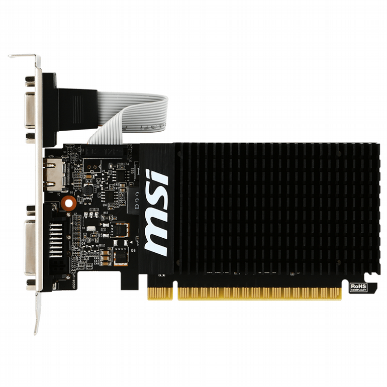 ����� ���  - MSI - Nvidia GeForce - GT 710 - 2GD3H LP - 2GB