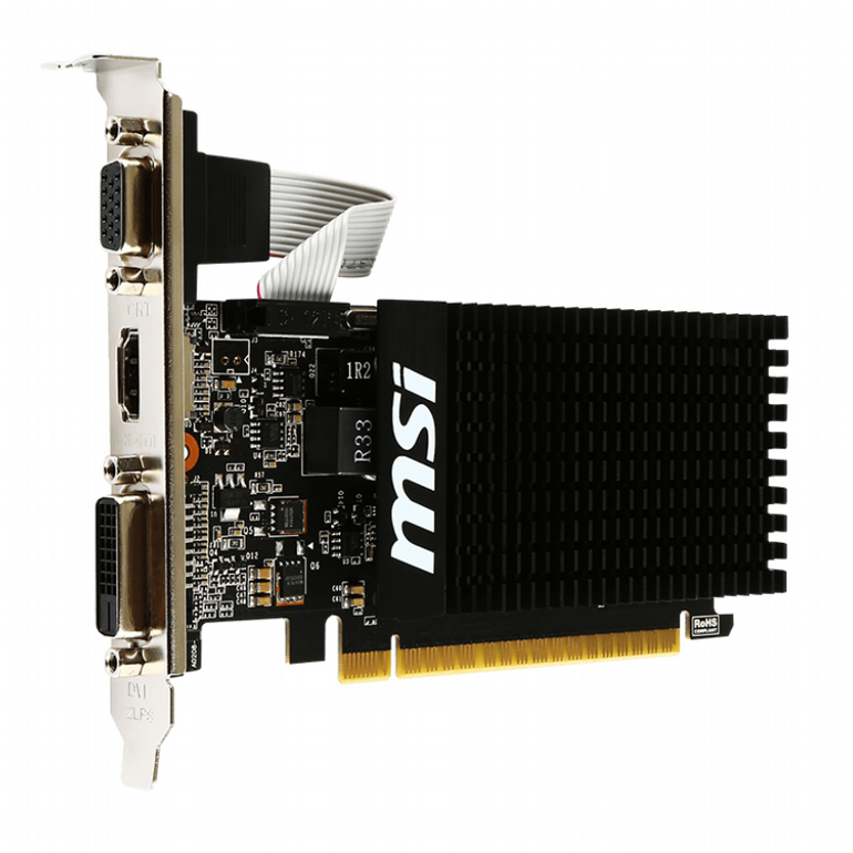 ����� ���  - MSI - Nvidia GeForce - GT 710 - 2GD3H LP - 2GB