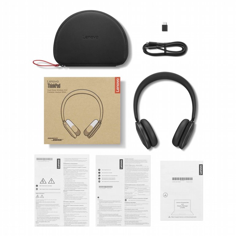 ������ LENOVO Dual-Mode Wireless  ANC Foldable Headset 8550 Lenovo 4XD1T60925
