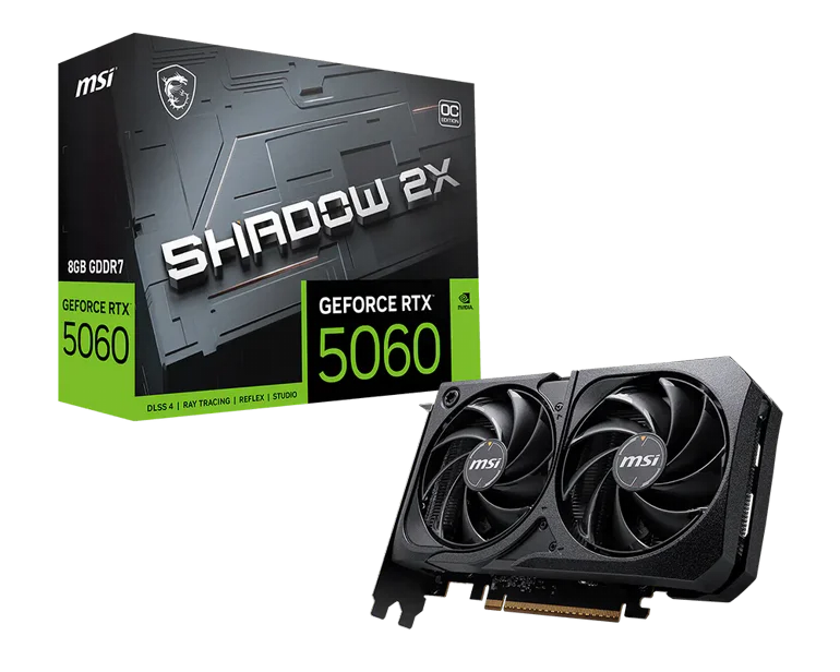 ����� ��� MSI- Nvidia GeForce - RTX� 5060 Shadow 2X OC 8G