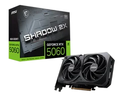 כרטיס מסך MSI- Nvidia GeForce - RTX™ 5060 Shadow 2X OC 8G כרטיס מסך MSI- Nvidia GeForce - RTX™ 5060 Shadow 2X OC 8G