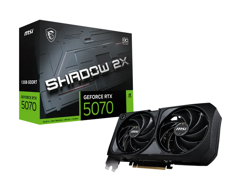����� ��� MSI- Nvidia GeForce - RTX� 5070 Shadow 2X OC 12G