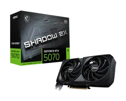 כרטיס מסך MSI- Nvidia GeForce - RTX™ 5070 Shadow 2X OC 12G כרטיס מסך MSI- Nvidia GeForce - RTX™ 5070 Shadow 2X OC 12G