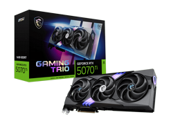 כרטיס מסך MSI- Nvidia GeForce - RTX™ 5070 Ti GAMING TRIO OC 16G כרטיס מסך MSI- Nvidia GeForce - RTX™ 5070 Ti GAMING TRIO OC 16G