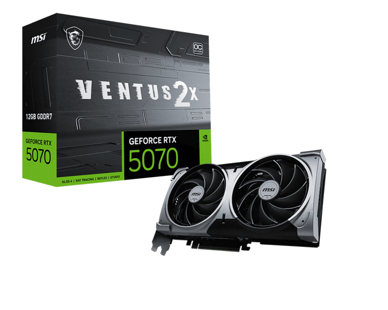 ����� ��� MSI- Nvidia GeForce - RTX� 5070 Ventus 2X OC 12G