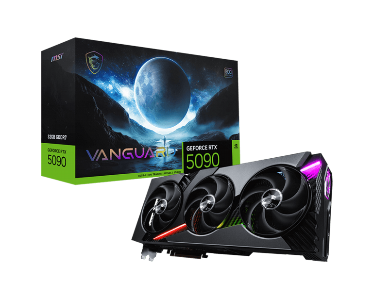 ����� ��� MSI- Nvidia GeForce - RTX� 5090 VANGUARD SOC 32G