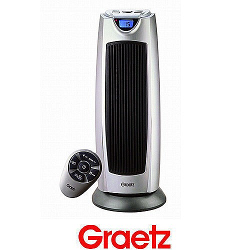 מפזר חום קרמי כולל שלט Graetz GR993RC