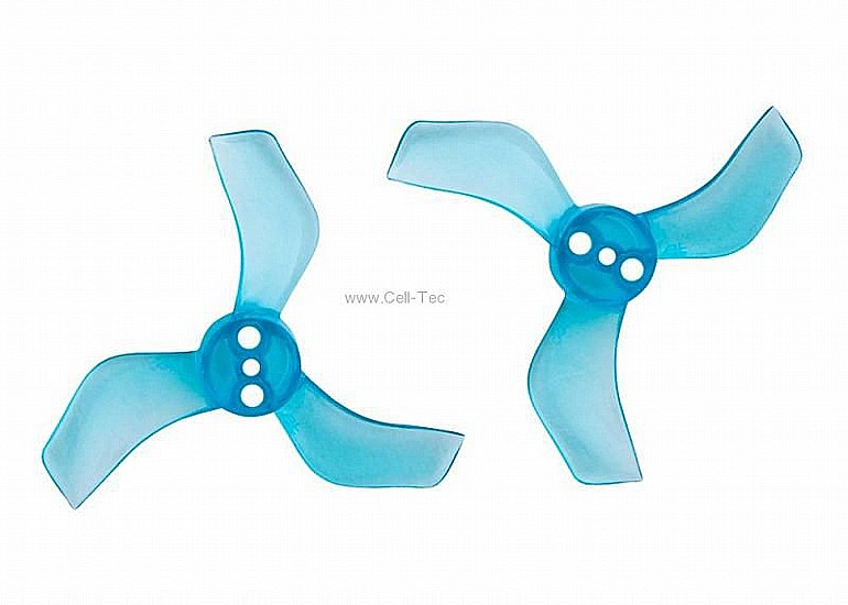 סט 8 יחידות פרופים - GF 1635 40MM DURABLE 3 BLADE 1.5MM BLUE Gemfan