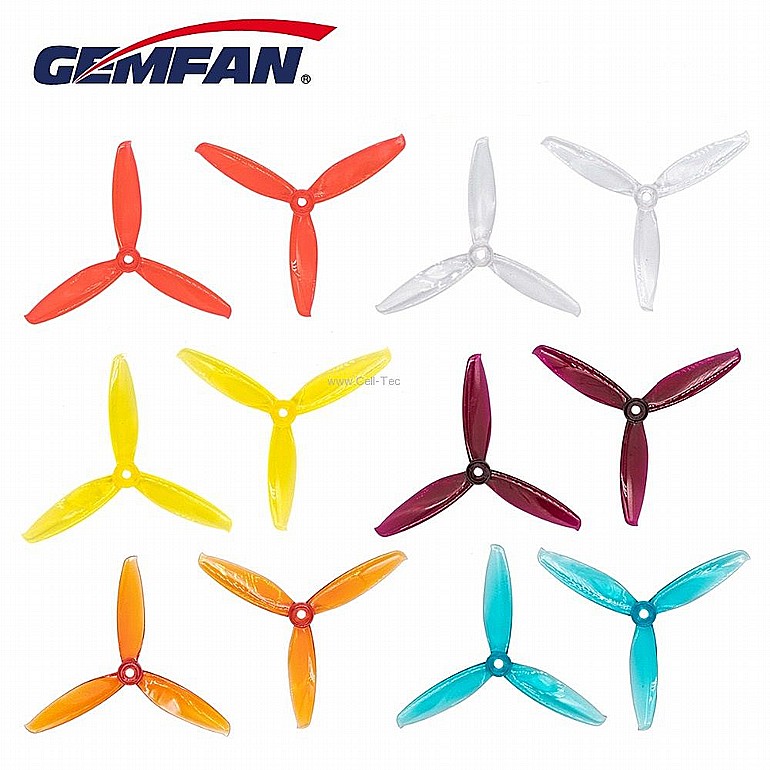 �� 4 ������ ��������� - GF 5043 WINDANCER DURABLE 3 BLADE BLUE GEMFAN