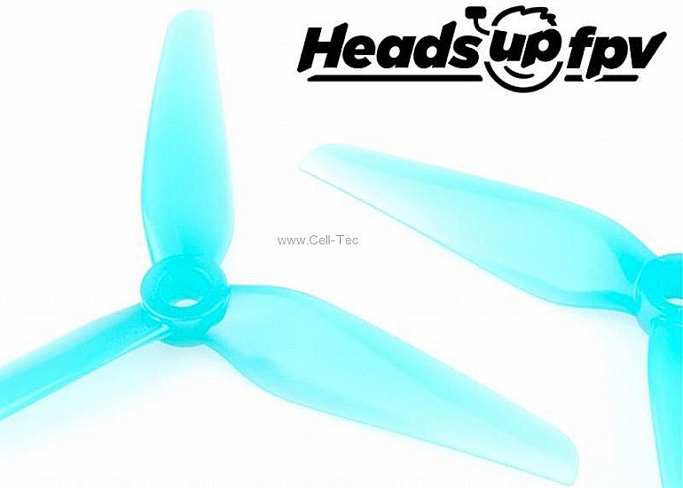 �� 4 ������ ��������� - HQ HEADSUP RACING PROP R38 (BLUE) - HQprop