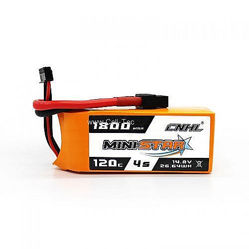 ����� - CNHL MINISTAR LIPO 1800MAH 14.8V 4S 120C(MAX 200C) LIPO BATTERY PACK WITH XT60 PLUG FOR RC BOAT HELI AIRPLANE UAV DRONE FPV RACING