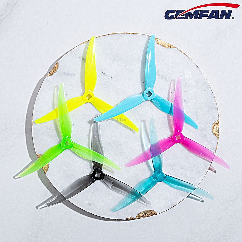 �� 4 ������ ������ - GEMFAN SL5125 3-Blade - 5mm/ 2mm Shaft