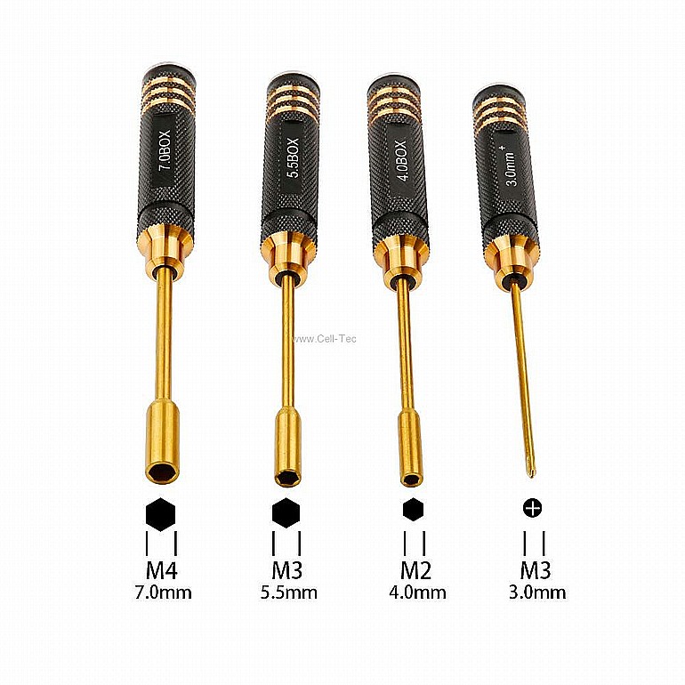 �� - iFlight Hexagon Nut Socket Wrench Kit 4.0/5.5/7.0mm (4pcs Set)