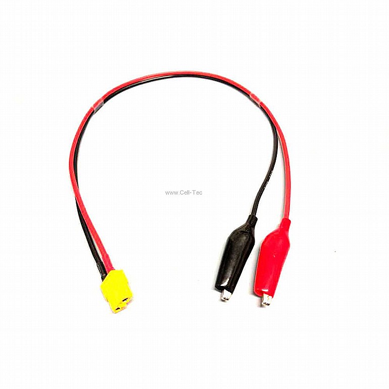 ��� ����� ���� ����� ���� - ISDT XT60 to Alligator Clips 30CM 14AWG