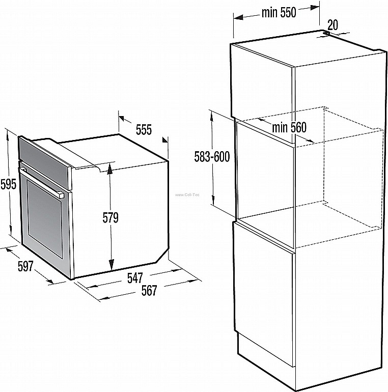 ���� ���� �������  GORENJE BO7732CLB 