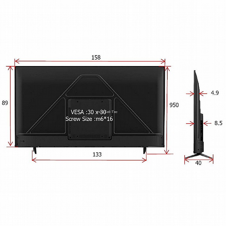 �������� ���� 70 4K UHD LED �������� 9 TCL 70P615