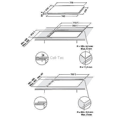������� ��������� Bauknecht AFSNE CTAC8780