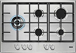כיריים גז Zanussi ZGH76534XS - זנוסי כיריים גז Zanussi ZGH76534XS - זנוסי