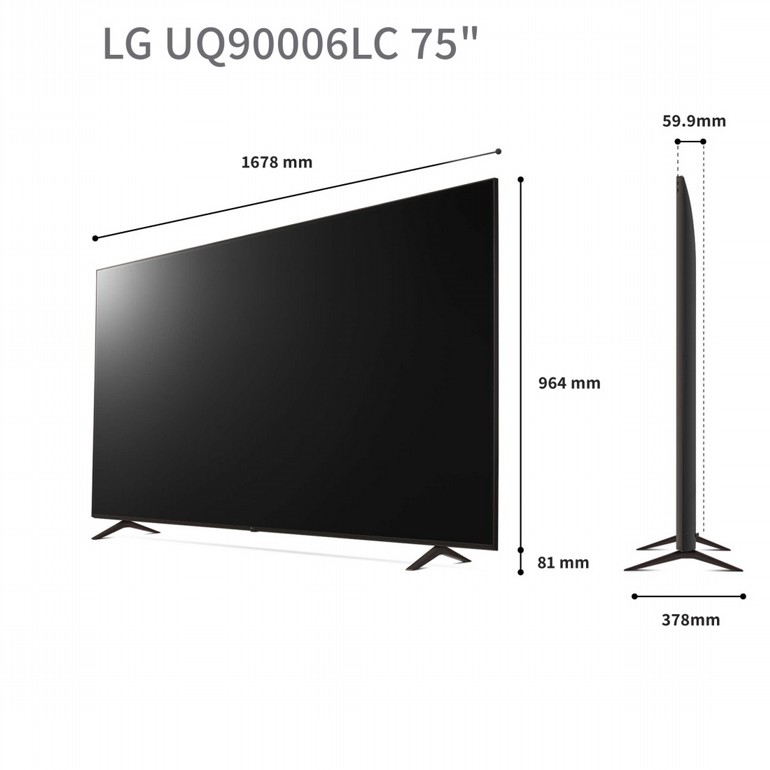 �������� ���� 75" LG 75UQ90006LC | �� ��