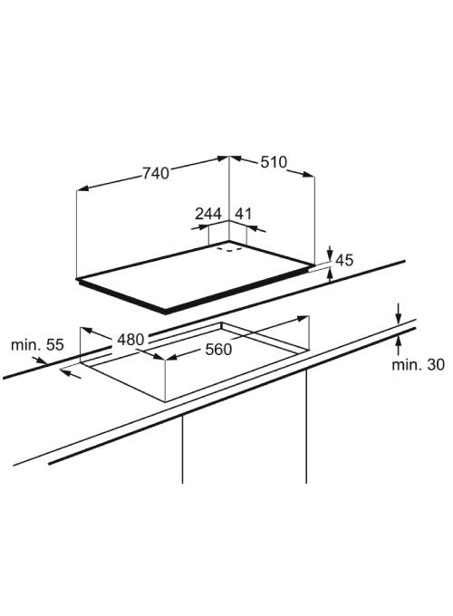 ������ �� 5 ����� HKB75550NB ������ ����� 75 �� AEG | �.�.�