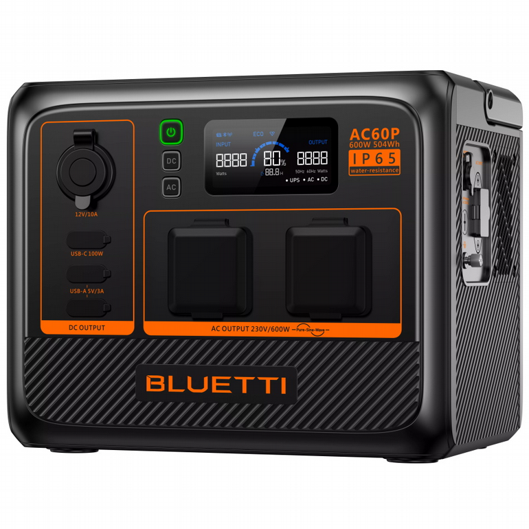 ���� ��� BLUETTI AC60P Portable Power Station 600W 504Wh