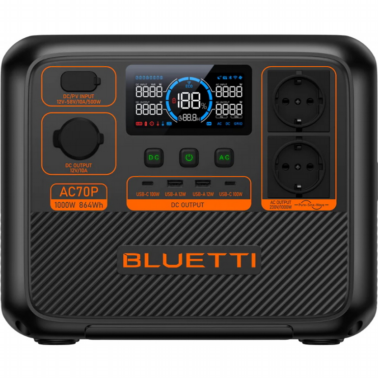 ���� ��� ����� AC70P 1000W 864Wh ���� BLUETTI | �����
