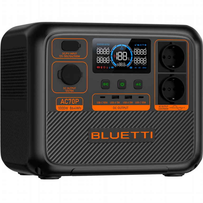 ���� ��� ����� AC70P 1000W 864Wh ���� BLUETTI | �����