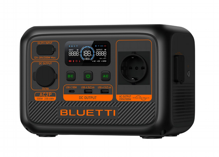 ���� ��� ����� BLUETTI AC2P Portable Power Station | 300W 204.8Wh | �����