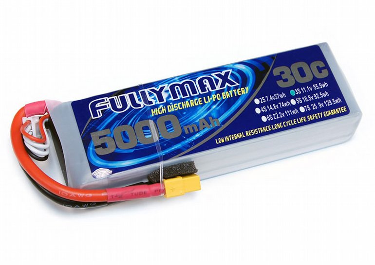 ����� ����� - Fullymax LiPo Battery 3S 11.1V 5000mAh 30C XT60 | �������