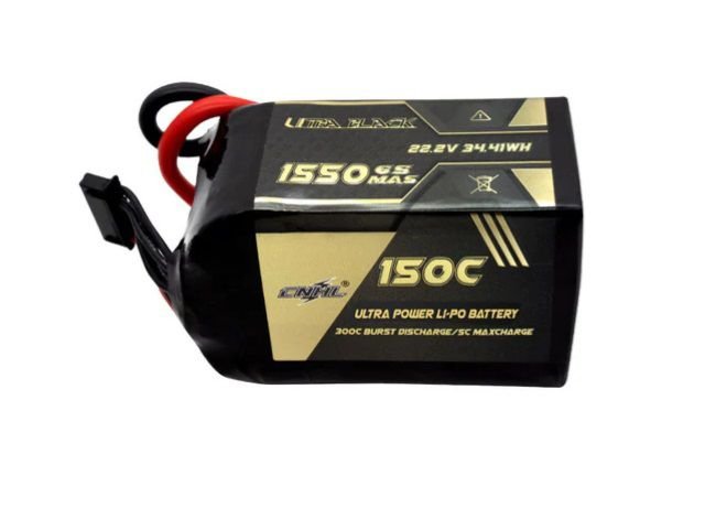 ����� - CNHL Ultra Black 1550mAh 22.2V 6S 150C Lipo Battery with XT60 Plug