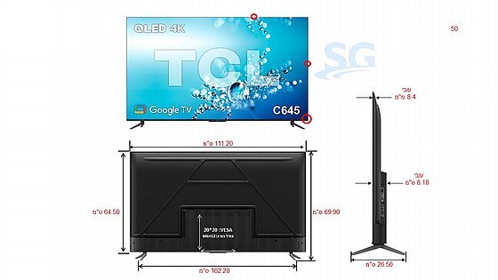 �������� 50C645 4K �50 ������ TCL |  ��.��.��