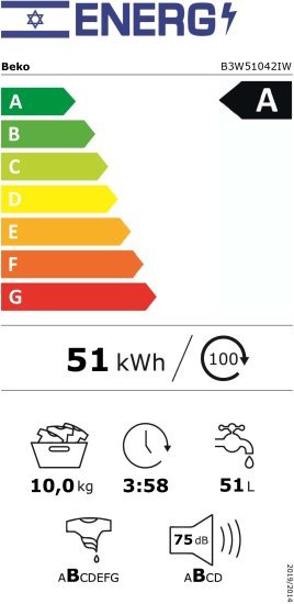 ����� ����� ��� ���� 10 �� 1400 ��� B3W51042IW ���� BEKO | ���