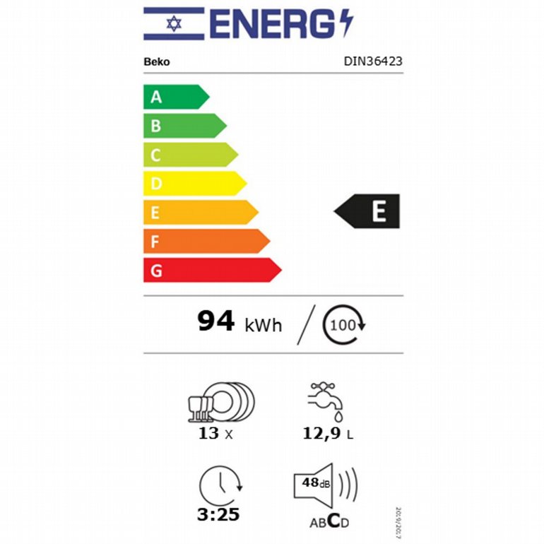 ���� ���� ��� �������� ��� DIN36423 ���� BEKO | ���