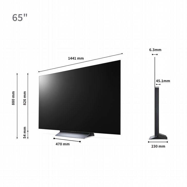 ���� WOW ��� �����������evo LG OLED - ����� 65 ���� Smart TV ���������� K4 - WOW OLED65C 📢