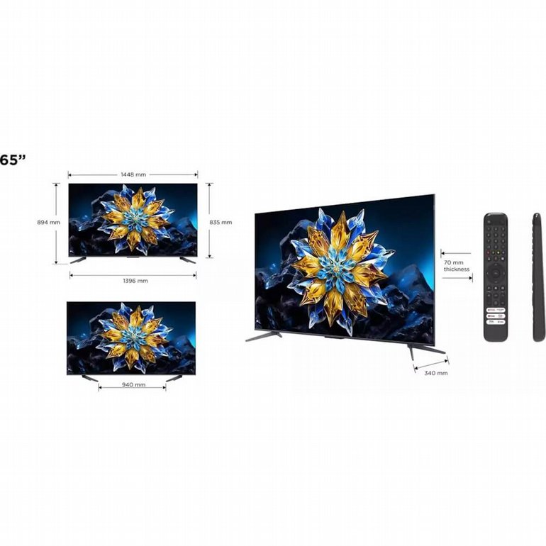 �������� ���� QLED 4K "65 ��� 65C61B ���� TCL | ��.��.��