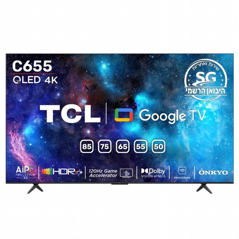 �������� ���� 75" TCL 75C655 QLED | ��.��.�� 