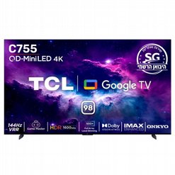 �������� 98" TCL 98C755 QLED Mini LED 4K | ��.��.�� 