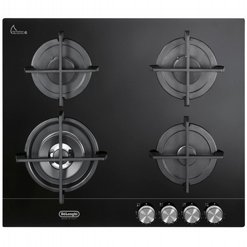 כיריים גז זכוכית שחורה - 4 להבות דגם NSL460NCMIL מבית Delonghi | דה לונגי כיריים גז זכוכית שחורה - 4 להבות דגם NSL460NCMIL מבית Delonghi | דה לונגי
