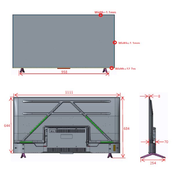 �������� ���� 50" TCL UHD 4K 50P755 | ��.��.�� 