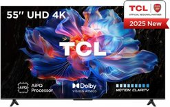 �������� ���� 55 ����' TCL 4K Direct LED Google TV 55V6C | ��.��.��