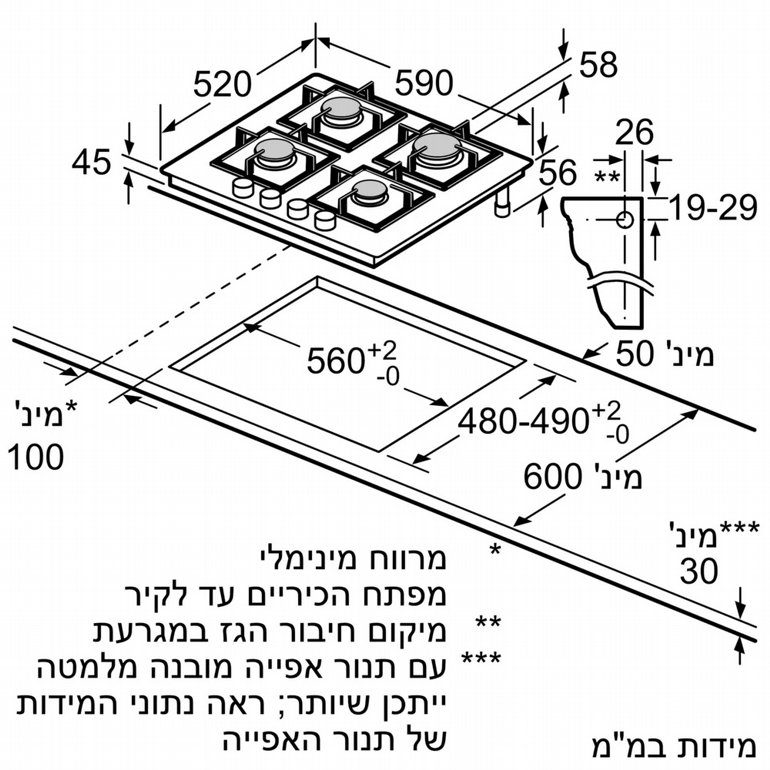 ������ �� 4 ����� ��� PNK6B6K40Y ���� ��� | Bosch 