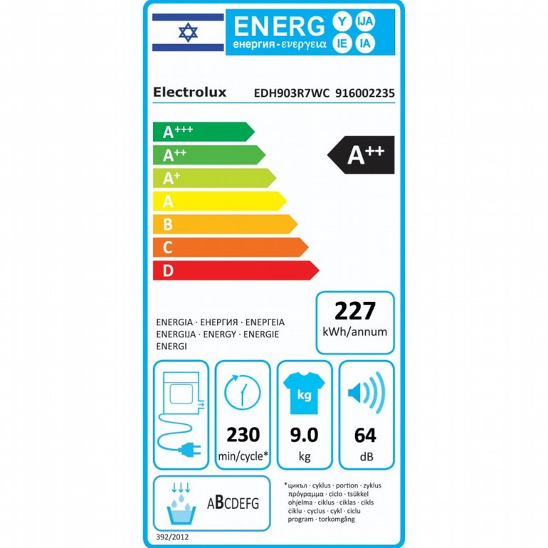 ����� ����� 9 �"� Heat Pump Electrolux ���������� ��� EDH903R7WC | ���������� 