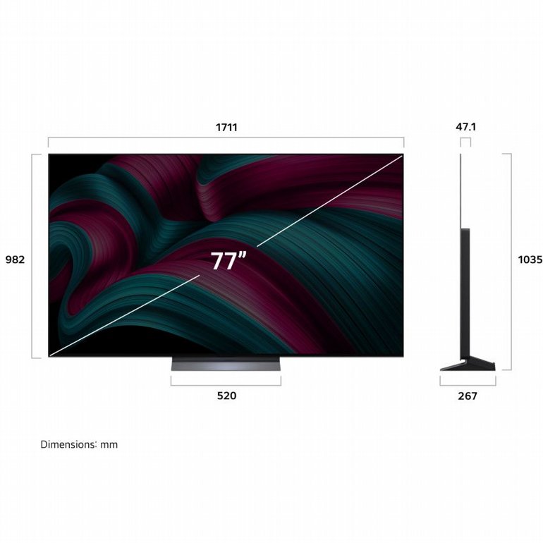 �������� ���� OLED "77 OLED77C56LA �� �� LG | �� ��