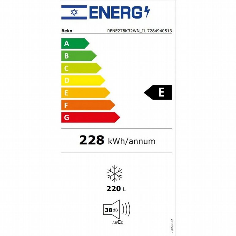 ����� 6 ������ BEKO ��� ��� RFNE278K32WN | ���