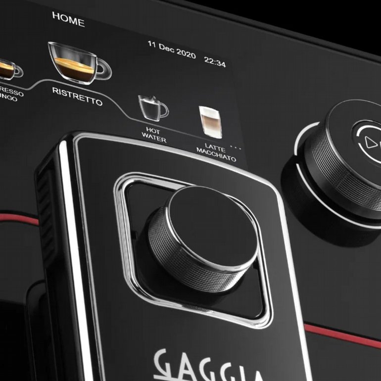 ����� ��� �������� ����� ������ Gaggia Accademia Glass black