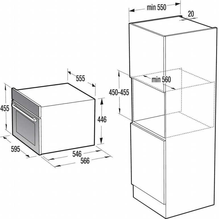 ����� ���� ������� GORENJE BCM598S17BG | �������