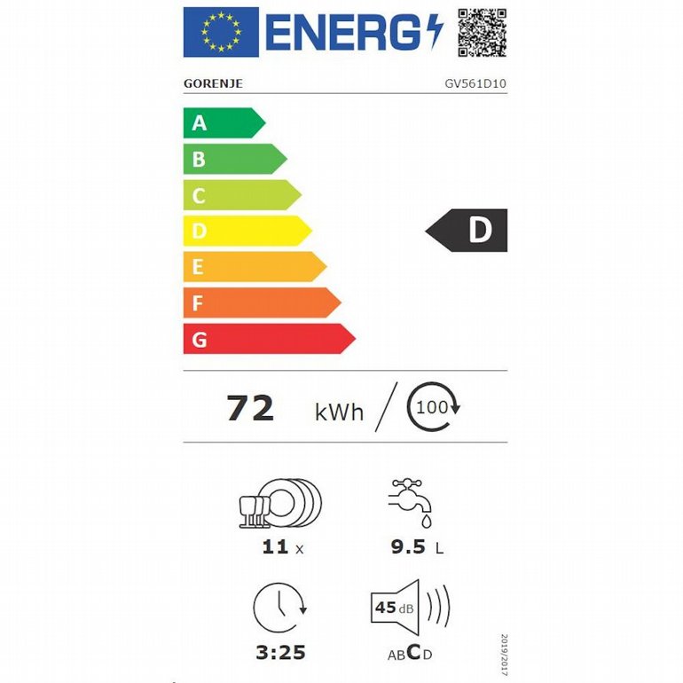 ���� ���� �������� �� Gorenje GV561D10 | ������