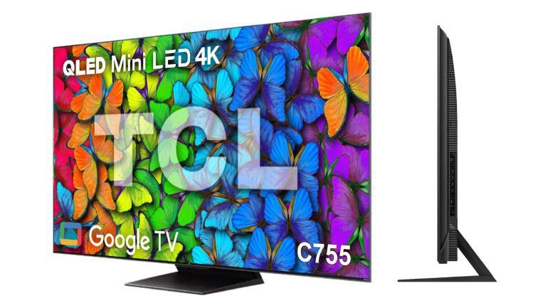 �������� ���� 65 ���� TCL 65C755 QLED Mini LED 4K